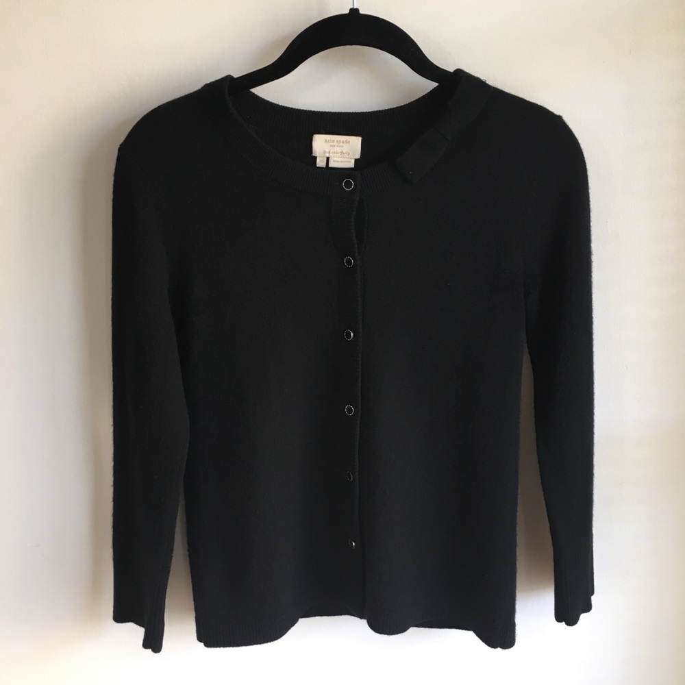 Kate Spade ♠️ bow neck cardigan XS